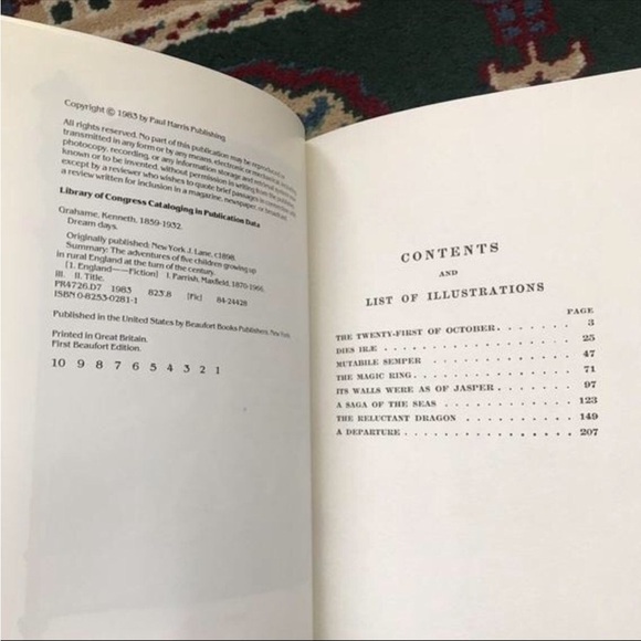 Vintage Kenneth Grahame The Golden Age Dream Days HC Author Wind in the Willows - Picture 4 of 6